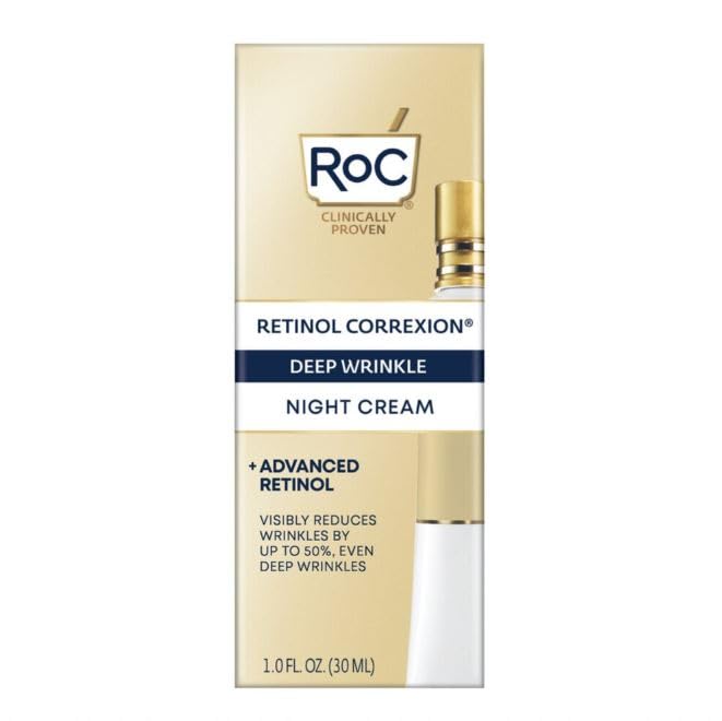 RoC Retinol Correxion Deep Wrinkle Night Cream jar