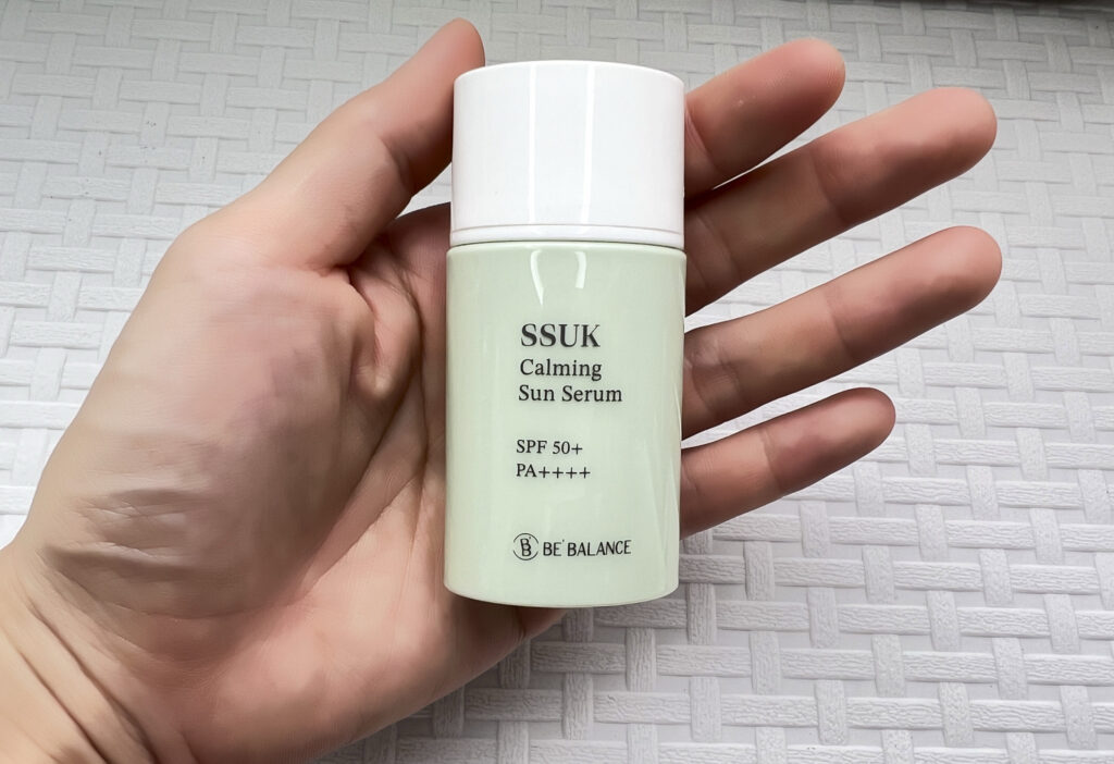 Hydrating sun serum for dry skin