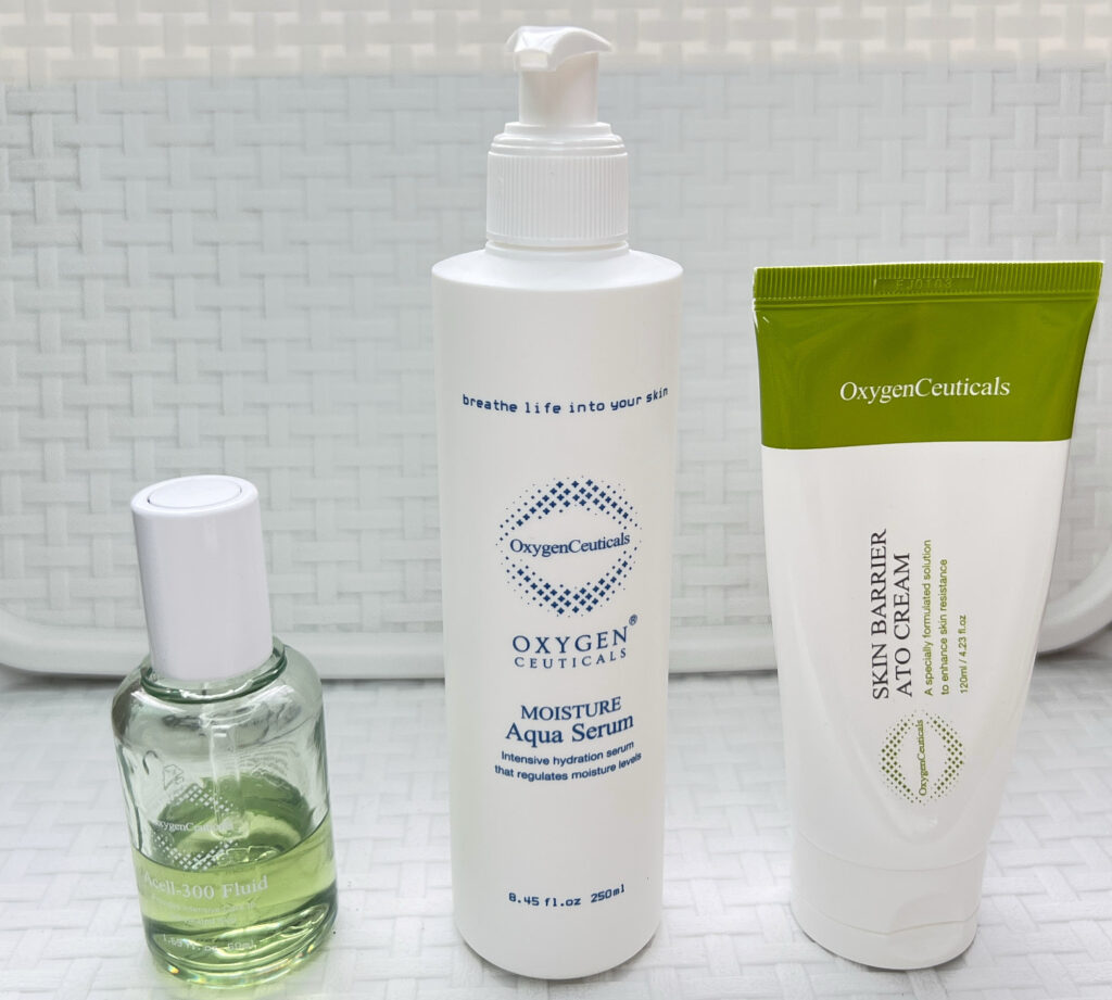 Korean skincare routine for dewy skin